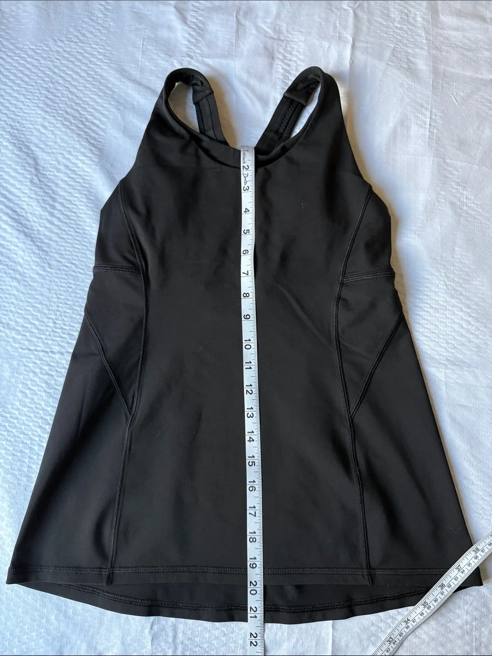 lululemon athletica Black Strappy Racerback Tank Top